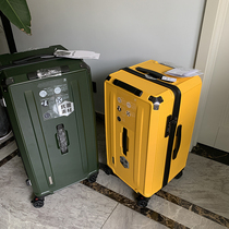 Export Japan wide fat Sports version luggage universal wheel suitcase towing trolley case 28 inch large capacity box