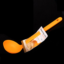 Japan KM 6207 with diversion mouth octopus burning pointed mouth spoon light and heat resistant with scale spoon rice wood Japanese style home