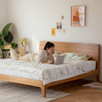 All wood White Oak (1 8 meters double bei ou gentry Japanese 1 5 1 2m single master bedroom furniture