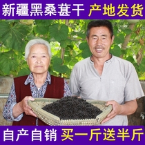 2021 Xinjiang Mulberry dried black mulberry Super no-wash wild fresh mulberry 750g very dry ready-to-eat wine wine