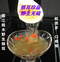 Treasure grade pregnant women children white fungus white fungus snow ear waxy ear dry goods River basswood wild new goods no sulfur 500g