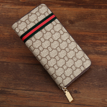 2021 new wallet men long style zipper large capacity hand grab bag individuality Han version fashion tide card lady leather clip