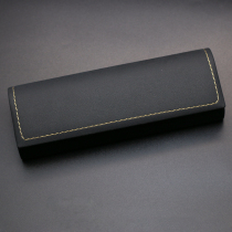 High-grade PU leather business glasses case Super hard anti-pressure myopia box Large glasses frame box Simple thickened for men and women