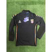 Excellent elasticity children's long sleeve half zipper pullover jacket thumb buckle youth training customized version clearance