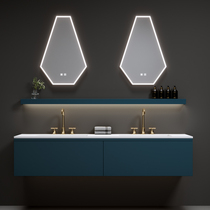 Designer custom minimalist bathroom cabinet combination rock board one bathroom wash table hand wash basin advanced sense