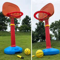 Kindergarten childrens shooting frame basketball rack trainer can lift indoor ball rack home home outdoor pitching toy ball