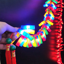New Year's Spring Festival simulation electronic firecrackers lights string housewarming wedding home with sound luminous firecrackers hanging plug-in firecrackers
