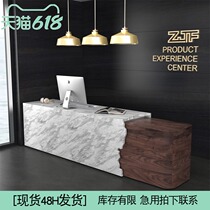 Zhongjiangfang ZJF high-grade confinement center service reception desk cashier company large ultra-long front desk cabinet D1