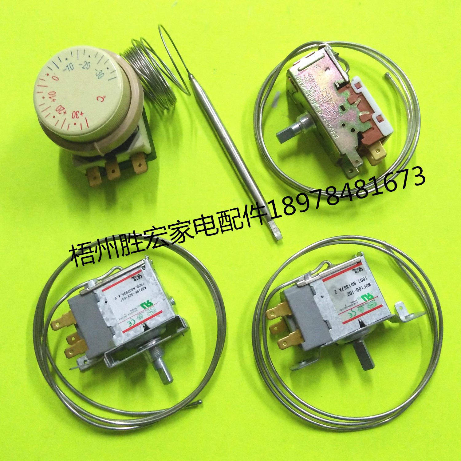 Refrigerator freezer freezer thermostat Original double arrow 2 foot 3 foot thermostat positive and negative 30 degrees freezer thermostat