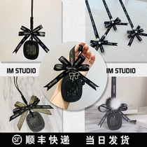 diptyque ribbon finished bow car aromatherapy diy hanging rope tiptik fragrance car hanging decoration