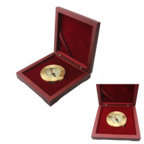 Chuda mahogany gift box compass high-quality gifts Kaiji cultural gifts can be customized logo