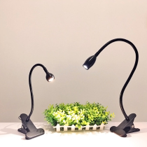Led bedroom headboard Small night light eye care Dimming Dorm Room Learning Usb Clip Table Lamp Metal Hose Spotlight