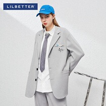 Lilbetter Bear suit jacket Casual trend ins fashion trend New fashion design sense suit jacket trend