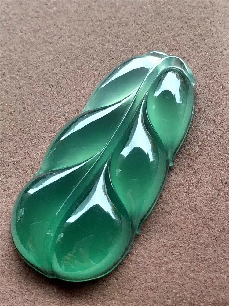 Jane Ann Jade Natural A cargo ice clear water business has become jade jade pendant ice through delicate womens beautiful wear