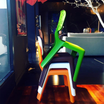 Italian imported Magis Me Too Alma by Javier Mariscal children chair backrest chair