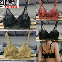 Zhuo Yilan 6029 large chest display small bra BC Cup thin section gathered lace summer no sponge ultra-thin underwear women