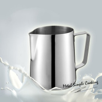 Stainless steel pull flower milk jug Milk Cup Milk Cup cup milk cylinder coffee pull flower utensil hot milk bottle
