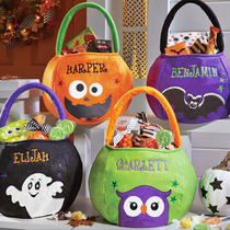 Halloween gift candy bag children ask for sugar bag small gift pumpkin bag ornament cloth bag creative tote bag