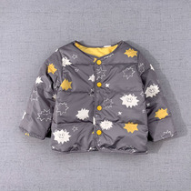 Clearance down liner 90-130 Winter new childrens 90 velvet liner cartoon down jacket