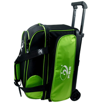 PBS 1680D standard rod bowling double ball bag Bowling bag two ball bag Two ball bag Green black