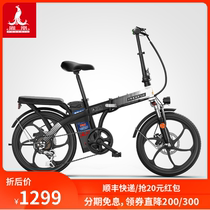 Phoenix new national standard folding electric bicycle lithium battery on behalf of driving can help electric vehicle on behalf of small battery car