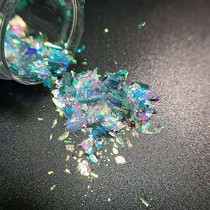 Nail semi-polarized Opal powder Japanese Aurora cloud brocade powder ultra-thin ice crystal blood velvet powder handmade pearlescent sequin glitter glitter
