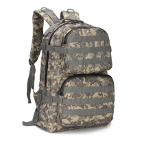 Explosive double front bag outdoor backpack waterproof men and women luggage travel waterproof and comfortable MOLLE to expand large capacity