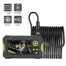With screen HD dual camera endoscope can turn professional car car maintenance Industrial pipe detection Waterproof