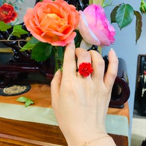 Wedding birthday gift Yangzhou lacquerware factory price direct selling machine lacquer ring flower abroad business gift