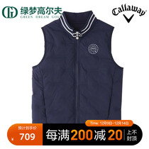 callaway callaway golf clothing ladies new autumn winter down vest warm windproof sports clothes