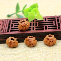New dragon pattern Weifang wild handmade peach basket baby bracelet diy childrens Fu lock Model Six