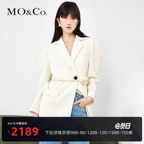 Zheng Shiyi Tongan MOCO2022 Spring new products Rose lace with waist suit jacket MBB1BLA003
