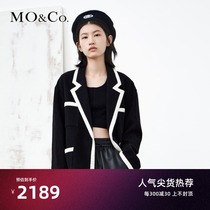 MOCO2021 autumn new casual commuter color side multi pocket loose blazer jacket JK suit Moanke