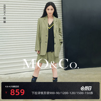 Anti-wrinkle series Yang power Tongan MOCO Spring and Autumn profile Feeling Loose Suit Jacket female JK uniforms Moanke