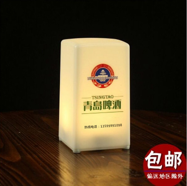 Advertising LED charging candlelight coffee shop table lamp bar table lamp service lamp advertising light menu light night market supplies