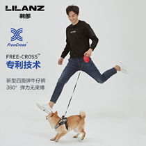 (Surrounded by elastic) Liliang jeans Mens 90% Pants Fashion for a small foot autumn and winter new pants man