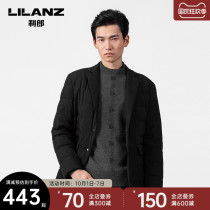 Lilang official down jacket men white duck down suit trend suit collar 2021 new light and thin down jacket men
