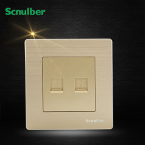 Slunde switch socket computer phone panel Internet phone socket panel Network cable telephone line socket surface