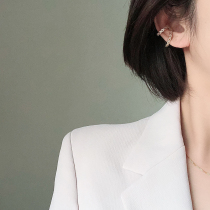 Advanced Sensory Earbone Clip Without Ear Clips Woman Double Ear Hanging Earrings Chic European And European Wind Cirque Earrings Without Pain