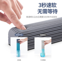 Hand-free sponge mop household lazy mop free hand-washing roller absorbent pull squeeze water glue cotton head