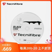 French Tai Nifei Tecnifibre polyester tennis line Black Code 16 17 18 200 m