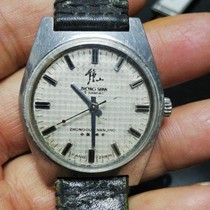 Nanjing Zhongshan watch cloth pattern mens watch machinery all steel shockproof diameter 38mm