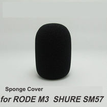 Suitable for RODE M3 SHURE SM57 sponge cover instrument microphone anti-spray cover filter cover