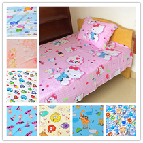 Custom cotton silk baby childrens sheets Student single high and low bed Adult single double cotton poplin single sheet