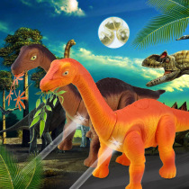 Large electric crawling dinosaur model Light Projection dinosaur Toys