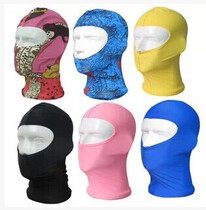sbart swimming special headgear waterproof female sleeve sunscreen mask anti-ultraviolet fishing cap