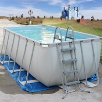Large childrens adult bracket swimming pool super large family household inflatable outdoor folding thickened pool fish pond