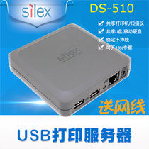 Sliex Halles DS-510 Gigabit Network USB Printer Server Share