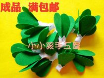 Unwoven handmade finished product emulation solid vegetable small cabbage green vegetables young children homework over home toy teaching aids