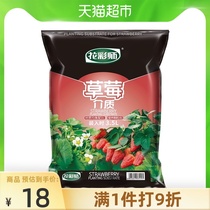 (Single product)Hongyue flower color division strawberry nutrient soil Berry gardening organic special water and fertilizer 3 5L